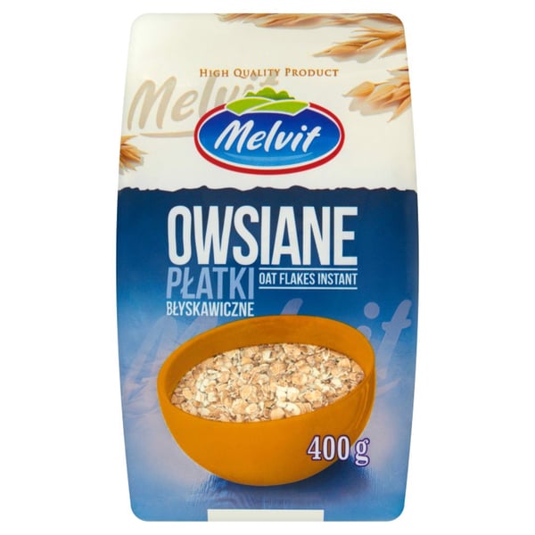 Melvit Instant Havregrynsflingor 400 g
