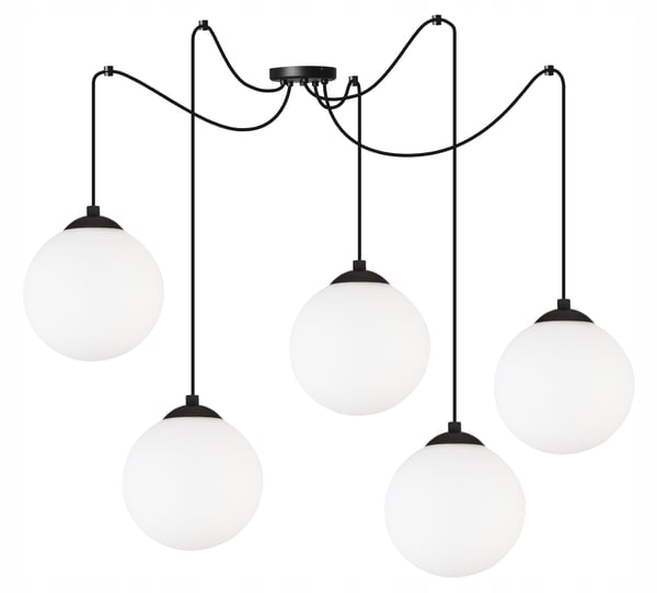 KATTOVALAISIMEN HÄMÄHÄKKIPALLO MUSTA LED 15CM