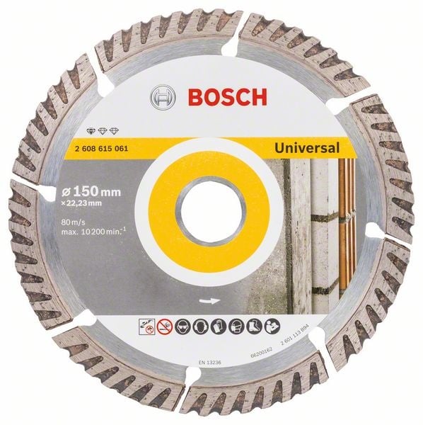 RAKENTAMISTIIMAN TIMANTTITErä S4U 150MM 10-OSAINEN - B 2608615062 RAKENTAMISTIIMAN TIMANTTITErä S4U 150MM 10-OSAINEN - B 2608615062