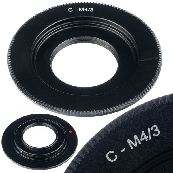 C-Mount Adapter - Micro 4/3 C M4/3 til Olympus / Panasonic Kameraer
