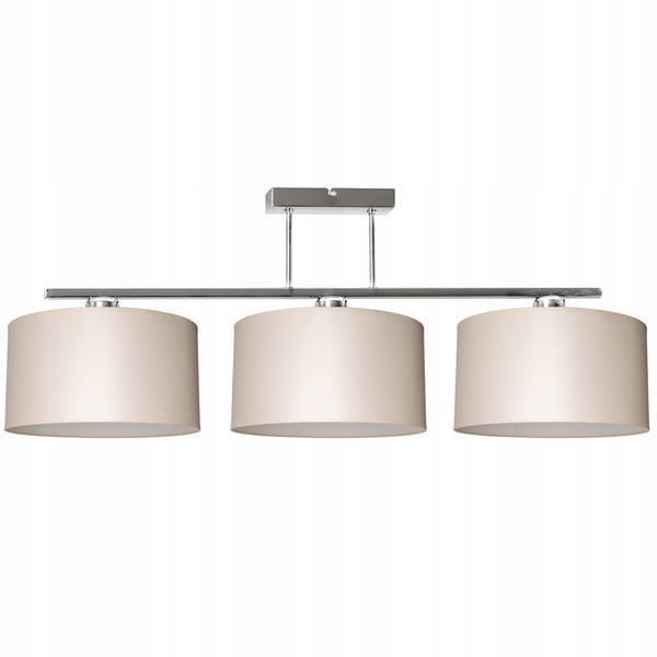 MODERN HÄNGLAMPA, LAMPSKÄRM I KROMMATERIAL, LED
