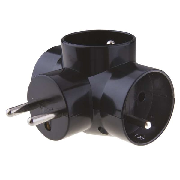 MUSTA JAKO 3*10A/230V - E00001-78605