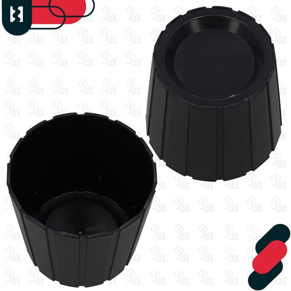 Plastkruka för blommor och örter balkong terrass antracit 15 cm 6 st