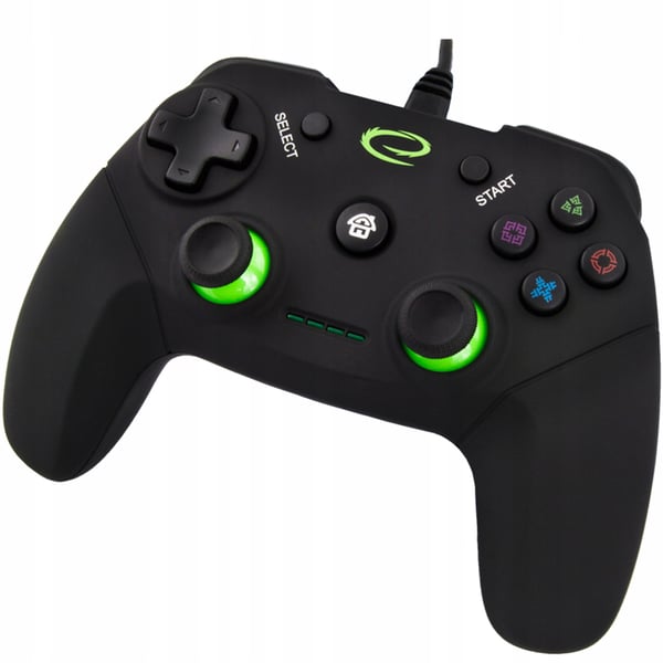 Gamepad PS3/PC USB Esperanza "Vanquisher" svart