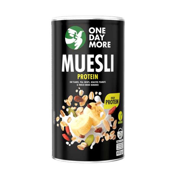 OneDayMore Protein Banaanmüsli 400g