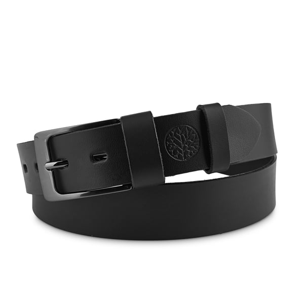 DW35-0 140 läderväxelbälte svart