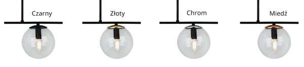 MODERNE HÆNGELAMPE MED GLASKUGLER LED-LYKRONE