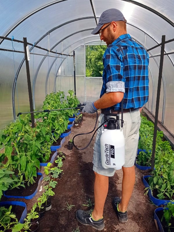 GardeTech - 5L GARDETECH PRO MANUEL TRYKSPRØJTE LANG STÅLLANSE 91cm