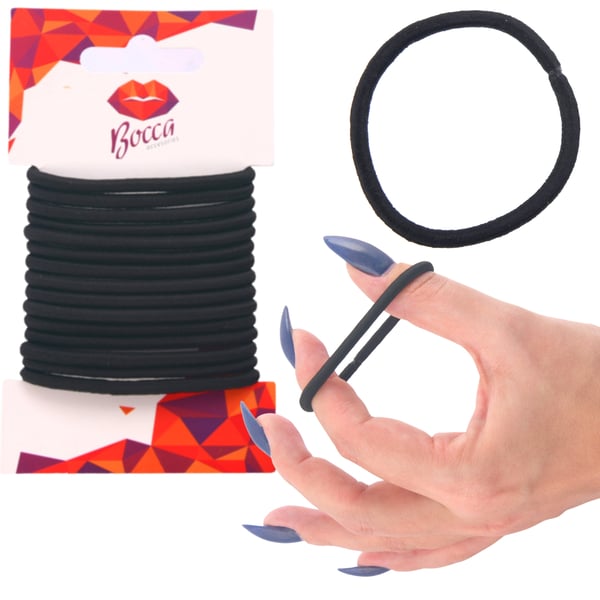 Bocca Beauty hårband 15 stycken svarta