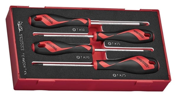TORX-RUUVIMEISSELISARJA TEAMD04TXN, 4 OSAA - L-285470100