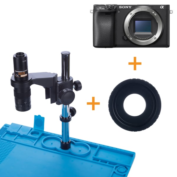 C-Mount M25 - Sony E-Mount-sovitin Sony-kameroille