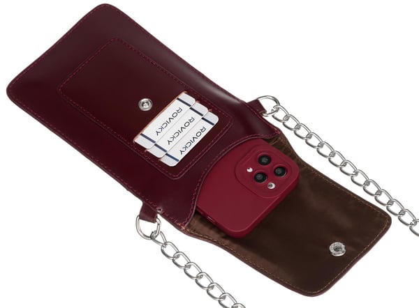 Nahkalaukku 1642-SB-4738 Kirsikka