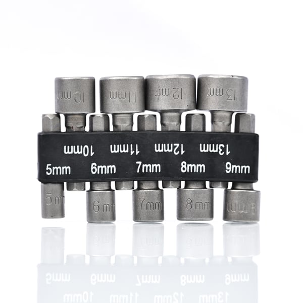 Rosfix pistokoosat 5-13mm, 1/4 tuuman istukka, 9 kpl
