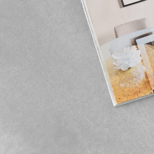 Päällinen nojatuoliin taittuvalla jalkatuella (4 osaa), samettia, vaaleanharmaa