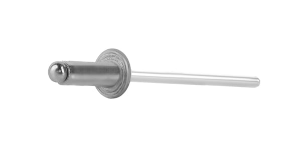 Aluminium öppna nitar 3,2x6mm RAL9010