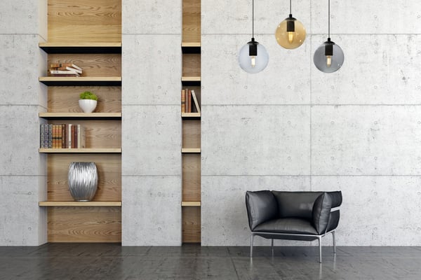 TAKLAMPA MED GLASKULA, LED-UTVAL