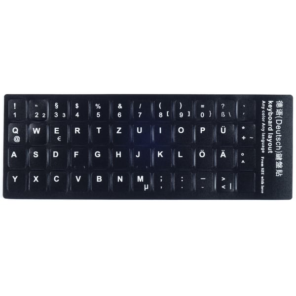 Tarrat kannettavan tietokoneen näppäimistölle PC qwertz saksa Deutsch DE 11x13 mm