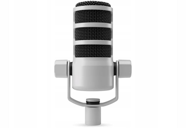 RODE PodMic White - dynamisk podcastmikrofon