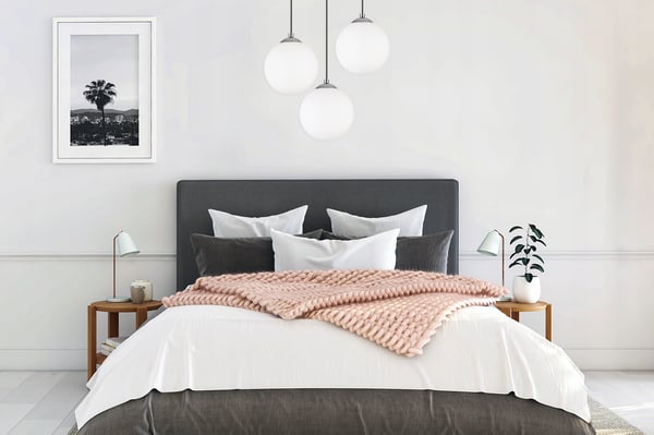Hængende loftlampe, plafon, kugle, gylden krom, LED