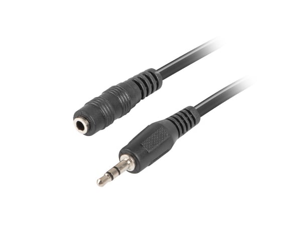 Lanberg stereo minijack - minijack M/F audiokaapeli 1,5 m
