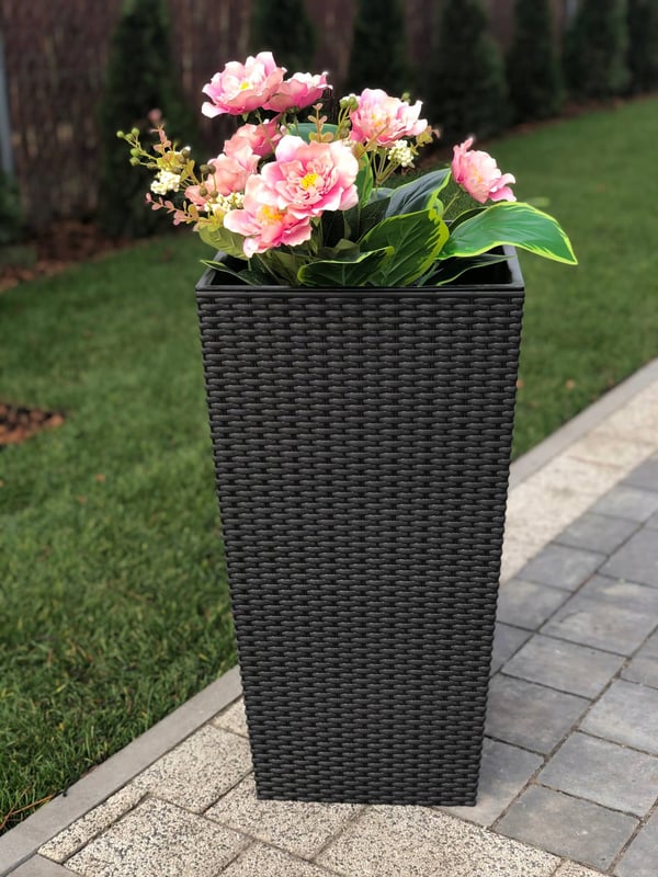 RATO DRTS200 hög blomkruka med insats | Antracit