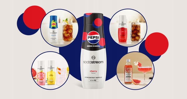 Sirapkoncentrat för kolsyrat vatten SodaStream Pepsi Cherry Zero Sugar 440ml