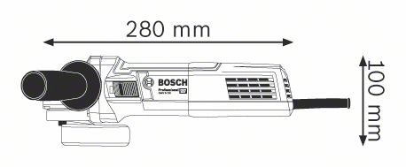 Vinkelsliber 125 mm GWS 9-125 900 W - B 601396007