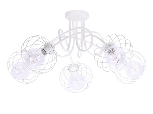 LOFTTAKLAMPA METALL E27 LED