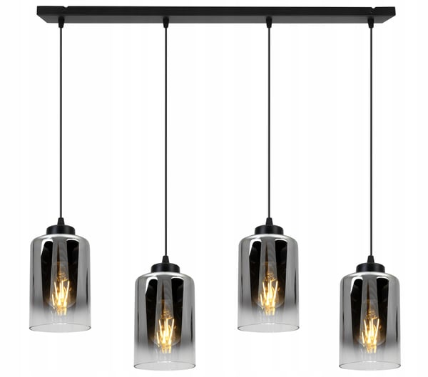 MODERNE ELEGANT HÆNGELAMPE MED GLASSKÆRM