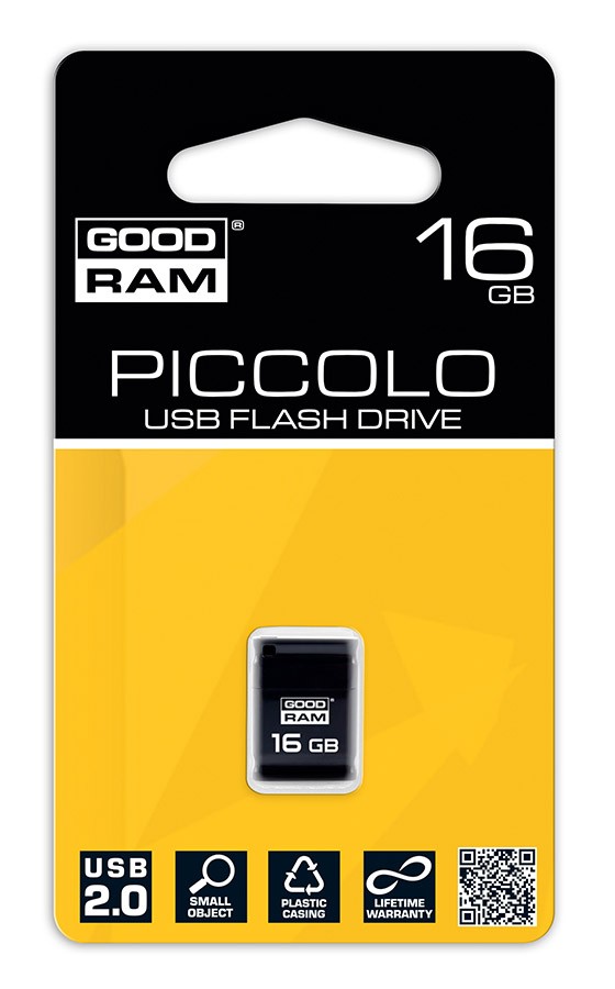 Goodram UPI2 Piccolo 16GB USB 2.0 Pendrive Sort Detailhandel 10