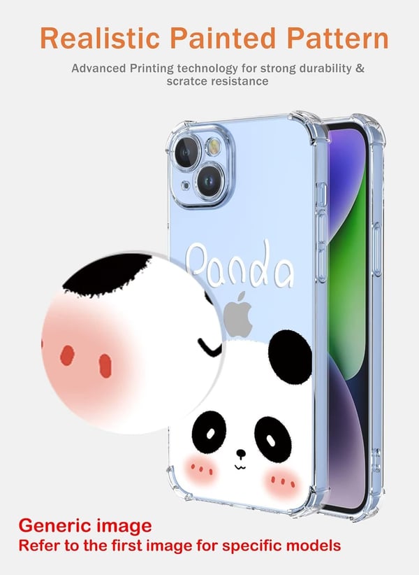 Etui til Xiaomi 13 Pro med gennemsigtig pandabjørn