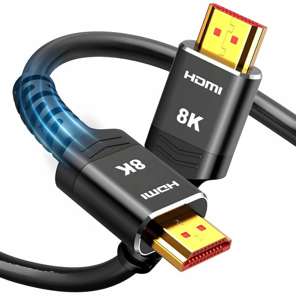HDMI 2.1 -kaapeli, erittäin nopea, 8K 60Hz 4K 120Hz UHD, 3M, PS5, Xbox eARC UHDTV