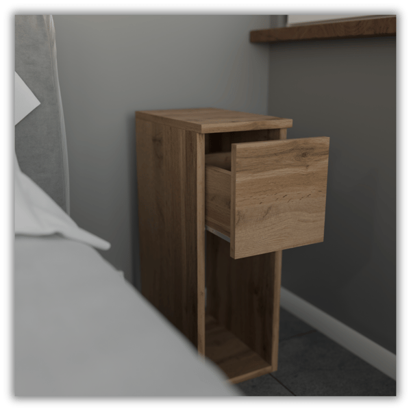KAPEA YÖPÖYTÄ OAK WOTAN 20 CM YÖPÖYTÄ LAATIKKOLLA PARVELUON