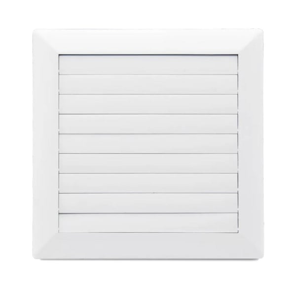VENTILATIONSGITTER MED MEKANISK SKODDE DIAMETER 100 HVID - RX 02-352
