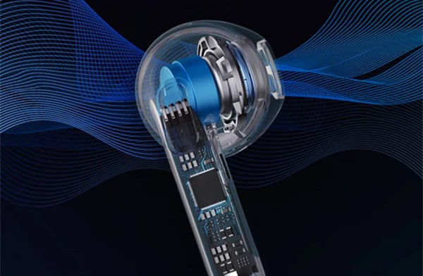 Nokia E3110 lila trådlösa in-ear hörlurar