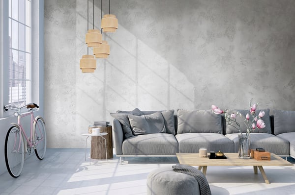 Hængende lampe, loftslysekrone, lampeskærm, boho juta
