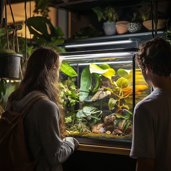 Terrario ReptoRay 15W - LED-lampe til terrarium med programmering 60cm
