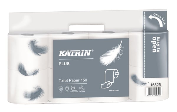 PLUS 3 Toalettpapper 150-pack 56 st (17,3 m)