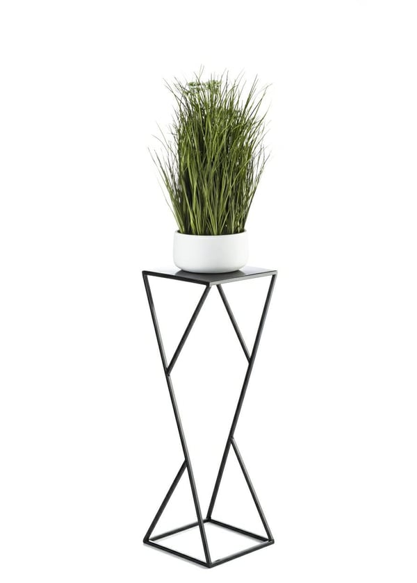 Modernt LOFT sort blomsterstativer 70 cm