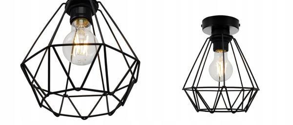 LOFTTAKLAMPA DIAMANT EDISON WIRE LED