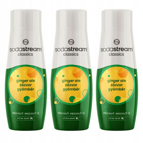 Sirapkoncentratjuice SodaStream Ginger Ale 3 st.