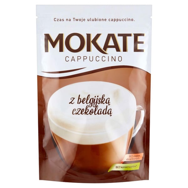 Mokate Cappuccino belgialaisella suklaalla 110 g