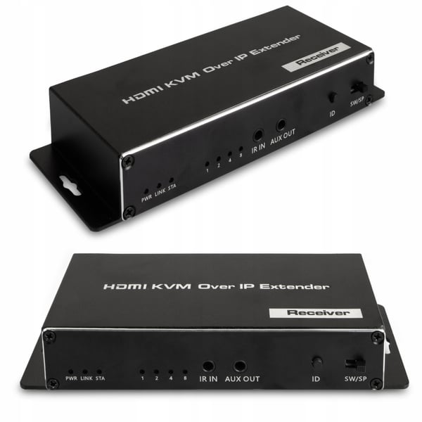 HDMI 2.0 LAN KVM-forlænger 2xUSB RJ45 180M ETHERNET