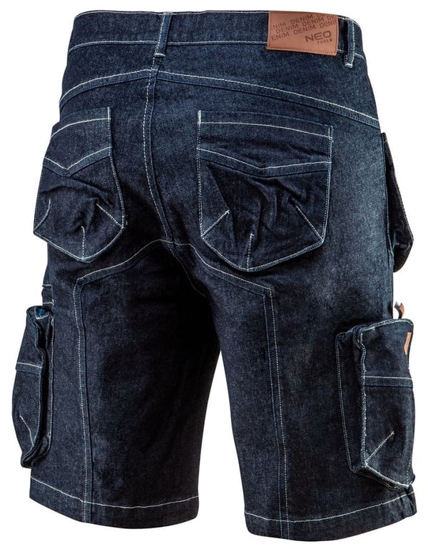 DENIM KORTE ÆRMER STØRRELSE XXL - T N81-279XXL