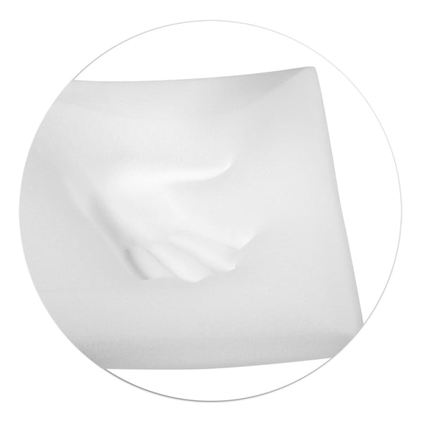 Termoplastisk platt kudde 70x36 cm ecco