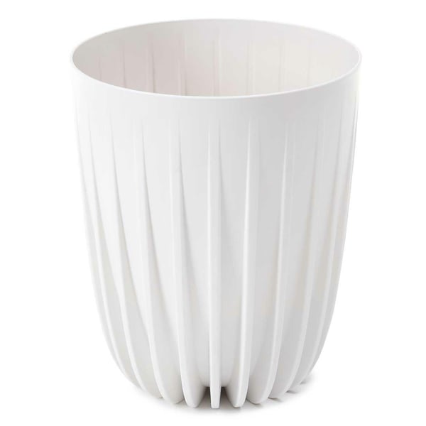 Avskalad ECO Recycling blomkruka vit