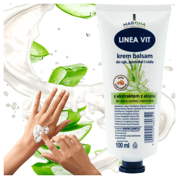 Linea Vit kräm 100 ml med aloe vera-extrakt