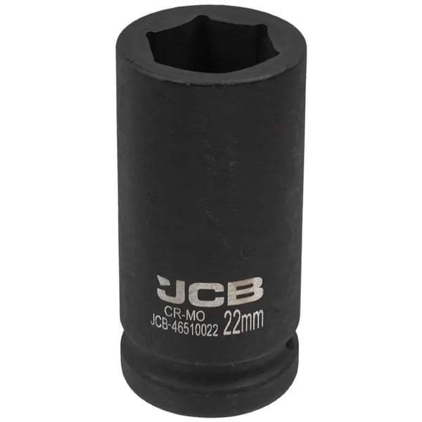 JCB DYB SLAGTOPPENØGLE 3/4" Cr-Mo 6-kant 22 mm