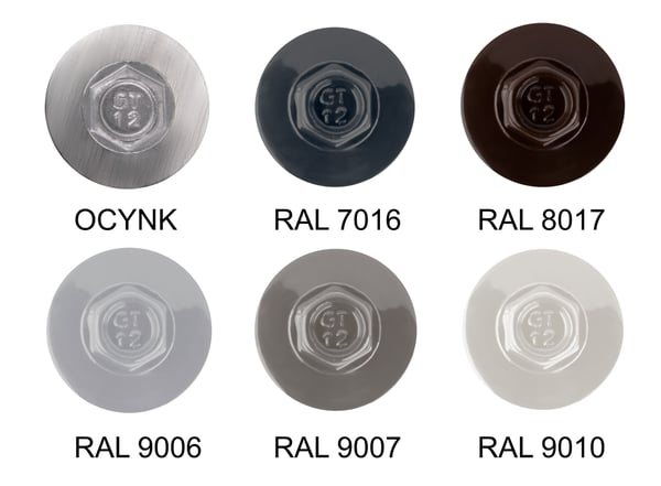 GTR12 SP A19 skruer 5,5/6,3x185mm RAL 9006
