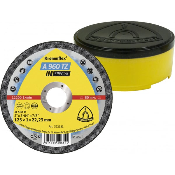 FLAD SKIVE A960TZ SPECIAL 125*1.0*22 322181 - T1A 125 1TZ